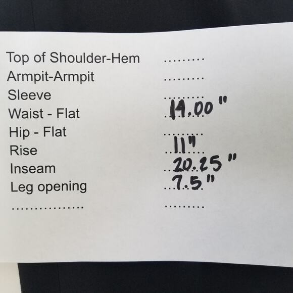 Piazza Sempione Audrey Capri Pants 42 Women’s Cotton Twill Black Stretch US 6 - Picture 14 of 14